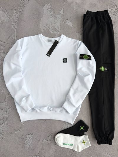 Костюм Stone Island: світшот-штани  2 пари шкарпеток у подарунок!